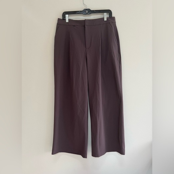 NWT FIGS PRO High Waisted Wide Leg Trouser, Dark Brown, size LP - Picture 3 of 11